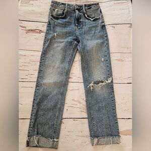 Zara Women's Straight Slim Denim Jeans Size 2
